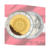 Lettland 2 Euro UNC 2023 – Slava Ukrainai