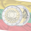 Litauen 2 Euro UNC 2015 - 30 Jahre EU-Flagge