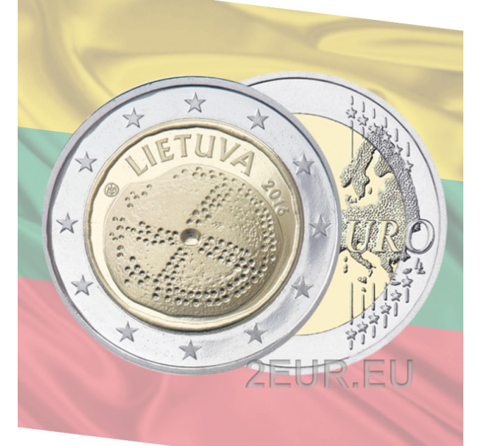 Litauen 2 Euro UNC 2016 - Baltische Kultur