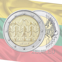 Litauen 2 Euro UNC 2018 - Lied- und Tanzfest
