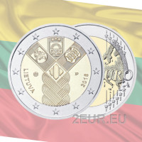 Litauen 2 Euro UNC 2018 - 100 Jahre Unabhängigkeit der baltischen Staaten