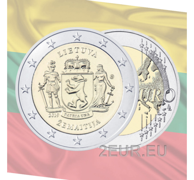 Litauen 2 Euro UNC 2019 - Zemaitija