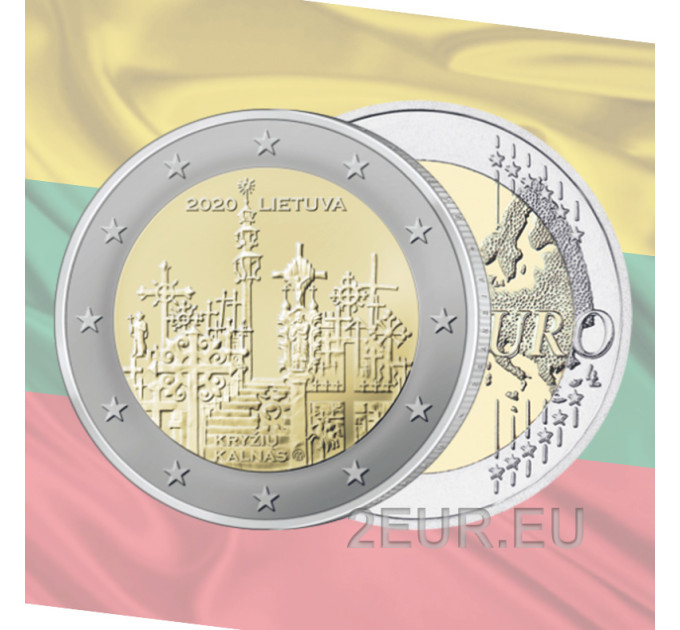 Litauen 2 euro UNC 2020 - Berg der Kreuze