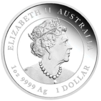 Australien 1 OZ BU 2022 – Jahr des Tigers