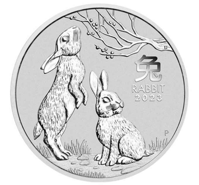 Australien 1 OZ BU 2023 – Jahr des Hasen