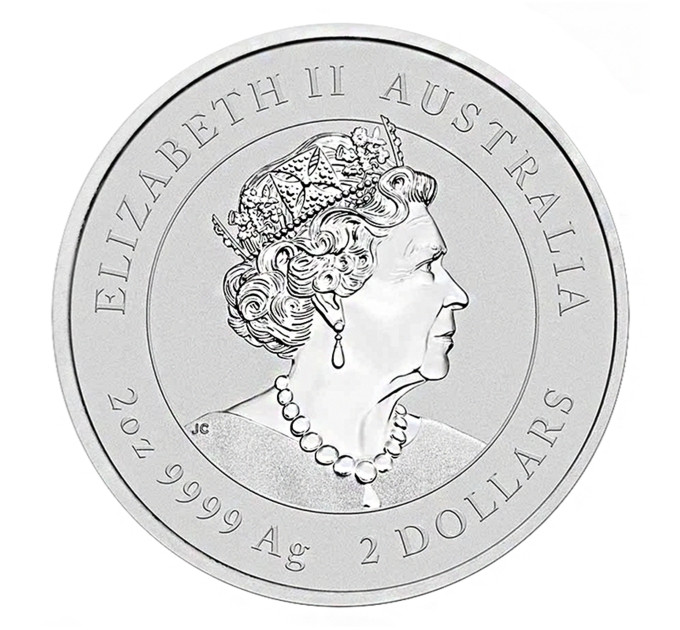 Australien 2 OZ BU 2022 – Jahr des Tigers