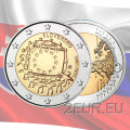 Slowakei 2 Euro UNC 2015 - 30 Jahre EU-Flagge