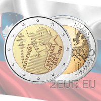 Slowenien 2 Euro UNC 2014 - 600. Jahrestag seit der Krönung von Barbara von Celje