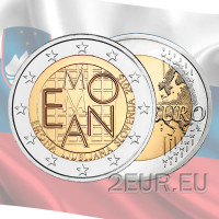 Slowenien 2 Euro UNC 2015 - 2000. Jahrestag der Gründung von Emona - Ljubljana