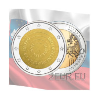Slowenien 2 Euro UNC 2021 - 200 Jahre Slowenisches Nationalmuseum