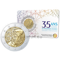 Belgien 2 Euro BU 2022-2 - 35 Jahre Erasmus - FR 