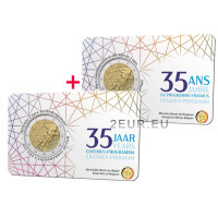 Belgien 2 Euro BU 2022-2 - 35 Jahre Erasmus - NL+FR 