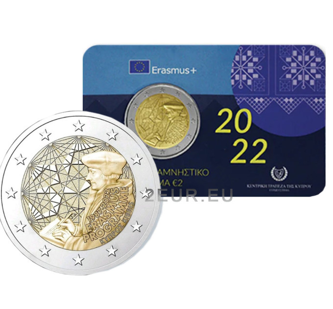 Zypern 2 euro BU 2022 - 35 Jahre Erasmus  