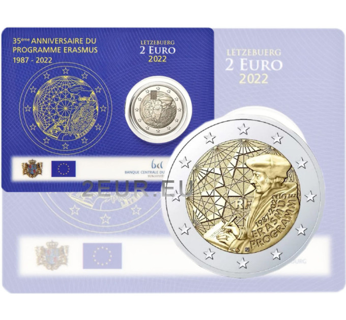 Luxemburg 2 euro BU 2022 - 35 Jahre Erasmus-Programm