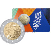 Lettland 2 euro BU 2022 - 35 Jahre Erasmus  