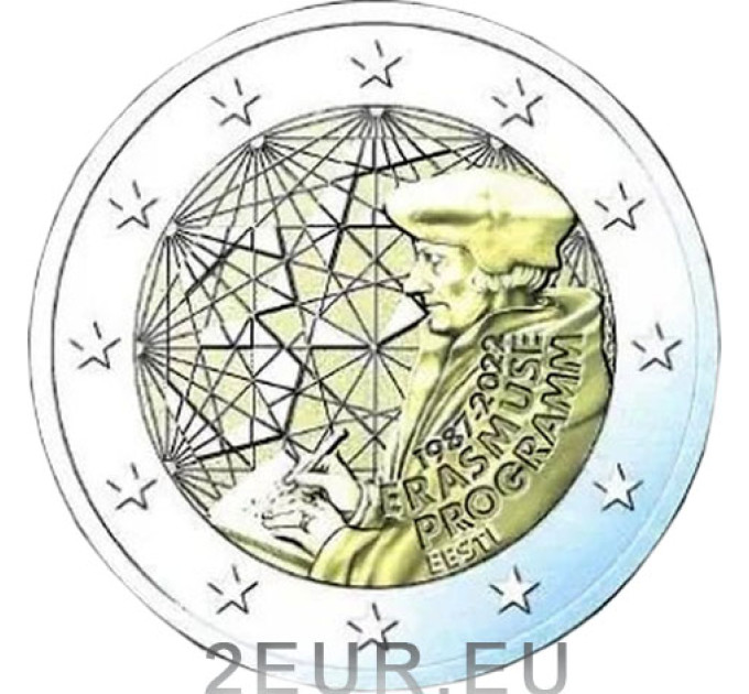 Estland 2 Euro UNZ 2022 - 35 Jahre Erasmus