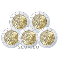 Deutschland 2 euro UNC 2022 - 35 Jahre Erasmus - ADFGJ