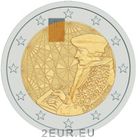 Luxemburg 2 Euro UNC 2022 - 35 Jahre Erasmus