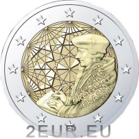 Portugal 2 Euro UNC 2022 - 35 Jahre Erasmus