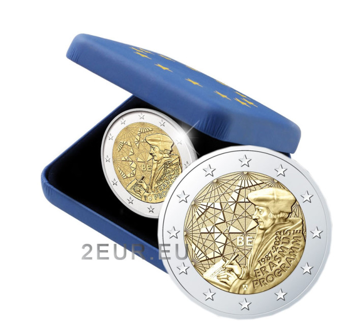 Belgien 2 euro proof 2022 - 35 Jahre Erasmus 