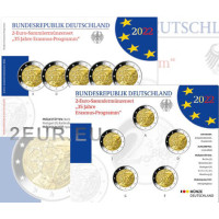 Deutschland 2 Euro PP 2022 – 35 Jahre Erasmus