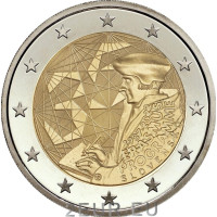 Slowakei 2 Euro UNC 2022 - 35 Jahre Erasmus
