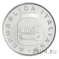 Italien 5 Euro Silber BU 2021 - Nutella White