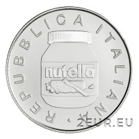 Italien 5 Euro Silber BU 2021 - Nutella White