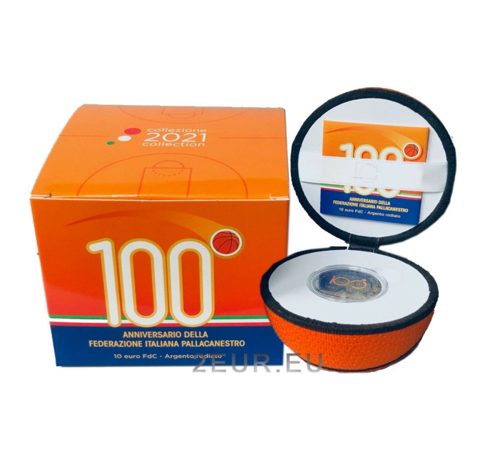Italien 5 Euro Silber BU 2021 - 100. Jahrestag des italienischen Basketballverbandes