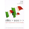 Italien 2 Euro Coincard 2011 - 150. Jahrestag der italienischen Einigung