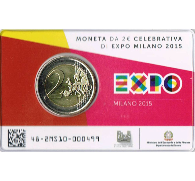 Italien 2 Euro BU 2015 - Expo Mailand