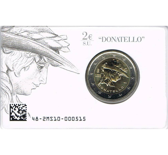 Italien 2 Euro BU 2016 - 550. Todestag von Donatello