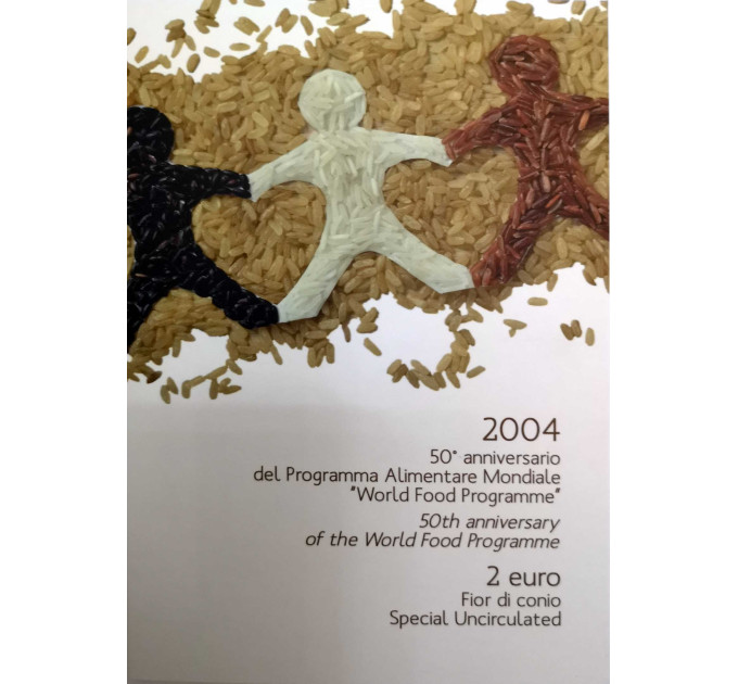 Italien 2 euro BU 2004 - 40 Jahre Welternährungsprogramm
