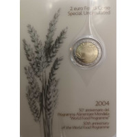 Italien 2 euro BU 2004 - 40 Jahre Welternährungsprogramm