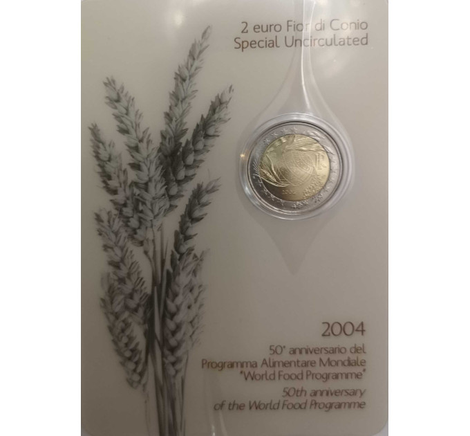 Italien 2 euro BU 2004 - 40 Jahre Welternährungsprogramm