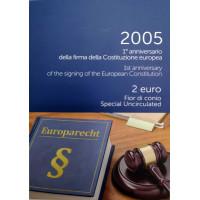 Italien 2 Euro BU 2005 - 1. Jahrestag der Unterzeichnung der EU-Verfassung