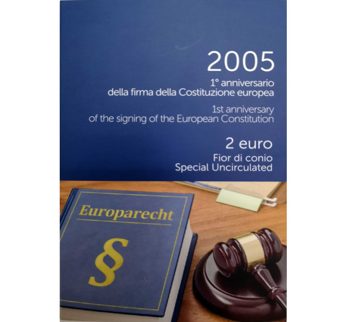 Italien 2 Euro BU 2005 - 1. Jahrestag der Unterzeichnung der EU-Verfassung