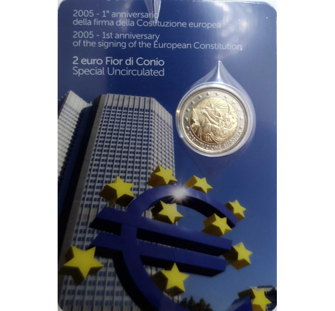 Italien 2 Euro BU 2005 - 1. Jahrestag der Unterzeichnung der EU-Verfassung