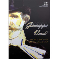 Italien 2 Euro BU 2013 - 200. Geburtstag von Giuseppe Verdi