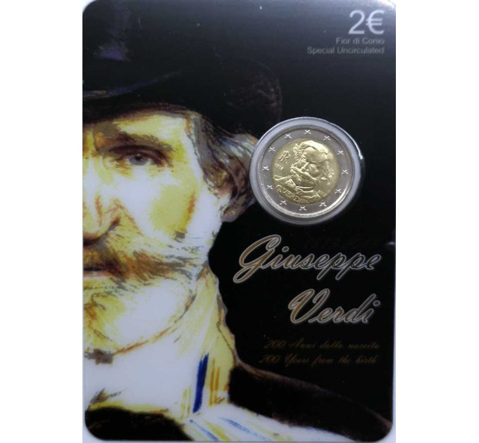 Italien 2 Euro BU 2013 - 200. Geburtstag von Giuseppe Verdi