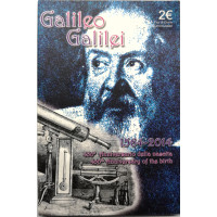 Italien 2 Euro BU 2014 - 450. Geburtstag von Galileo Galilei