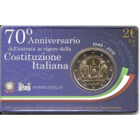 Italien 2 Euro BU 2018 – 70. Jahrestag der italienischen Verfassung