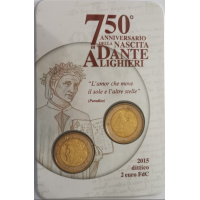 Italien 2 Euro BU 2015 - 750. JAHRESTAG VON DANTE ALIGHIERI
