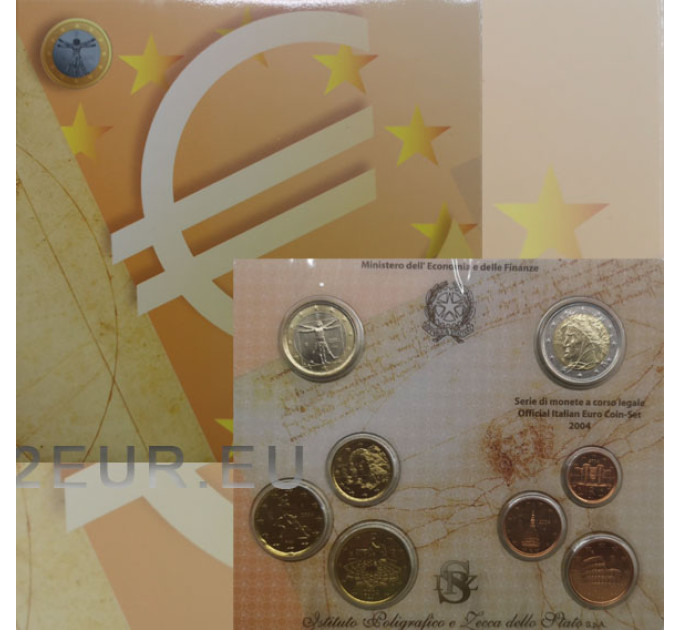 Italien Euro set BU 2004