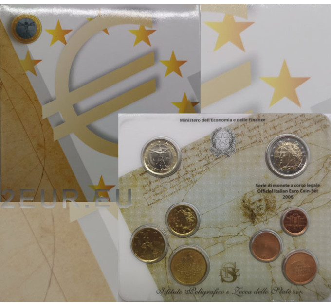Italien Euro set BU 2006
