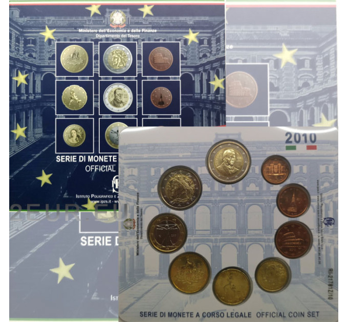 Italien Euro set BU 2010