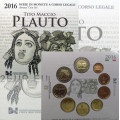Italien 2016 - Euro Set BU - Tito Maccio Plauto