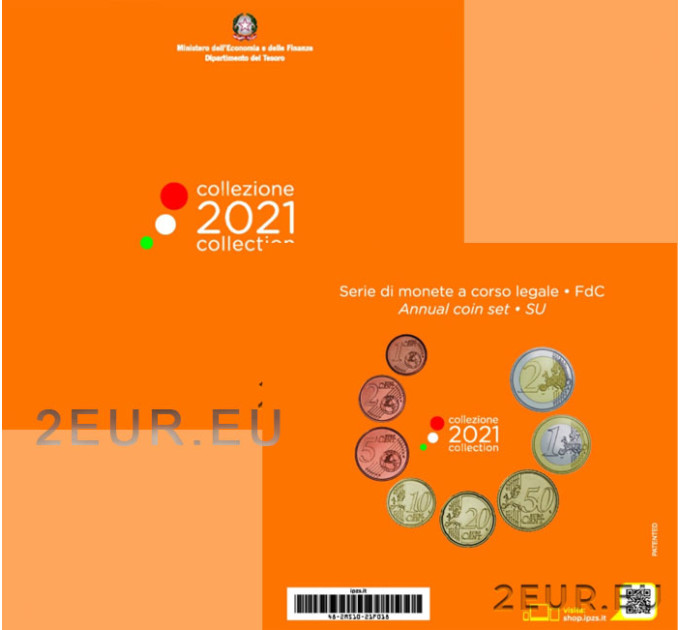 Italien Euro set BU 2021