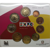 Italien Euro set BU 2015