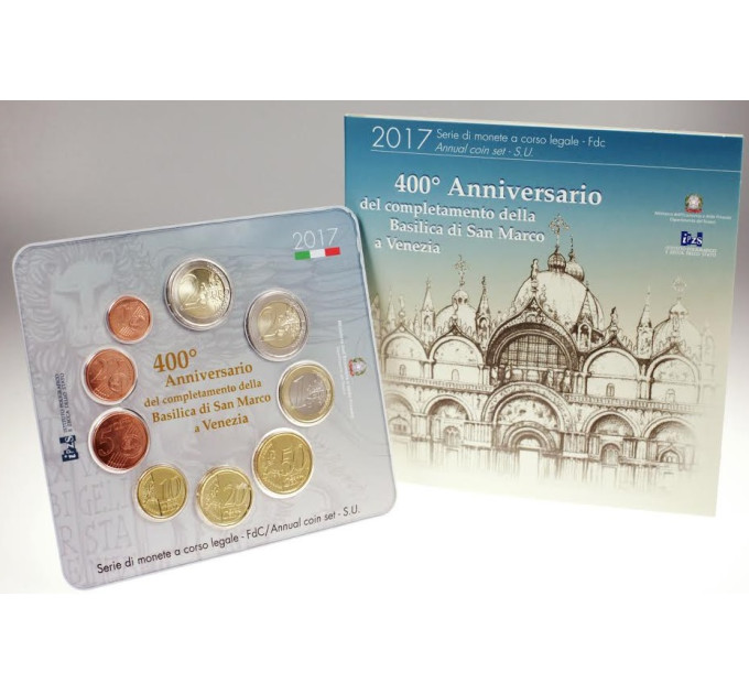 Italien Euro set BU 2017